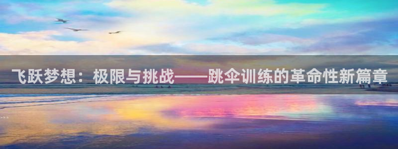 飞跃梦想：极限与挑战——跳伞训练的革命性新篇章